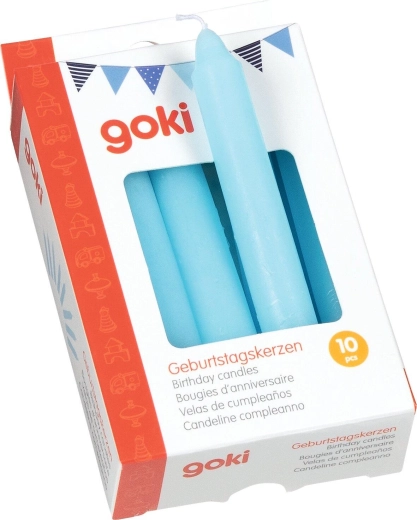 Set di candeline di compleanno azzurro chiaro - 1 pezzo