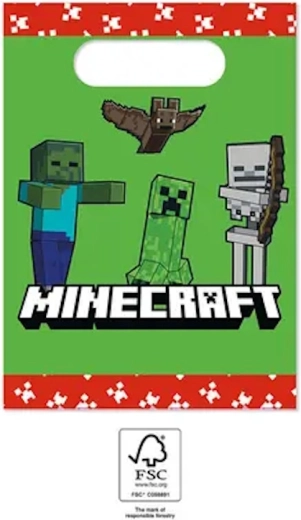 Sacchetti party Minecraft (4 pz)