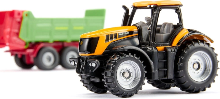 Dettagli realistici del trattore JCB