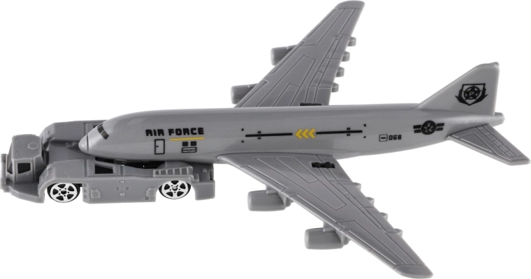 Grande aereo da trasporto come centro dell’intera missione