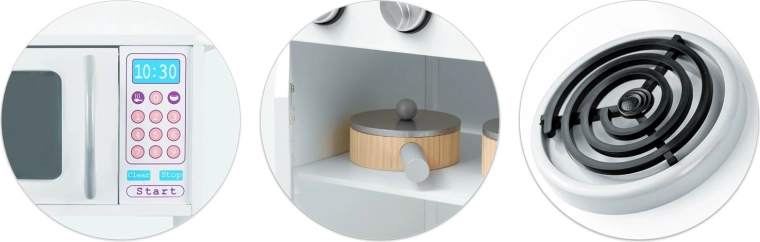 Microonde con pannello colorato