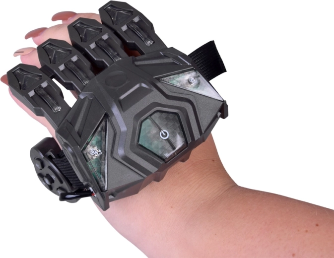 Due modalità di controllo: guanto e radiocomando