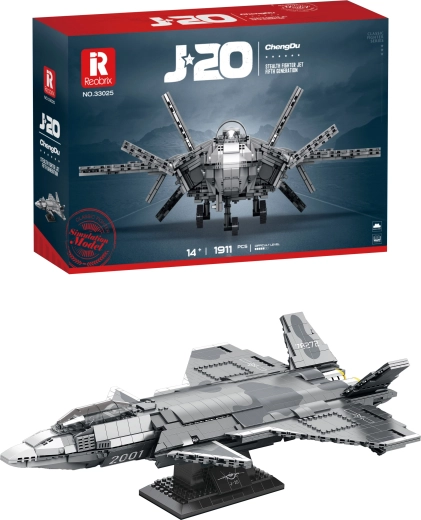 Set di costruzione del caccia J-20 fighter (1911 pezzi)