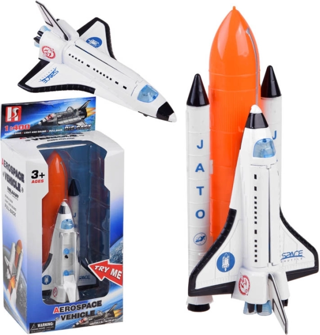 Navicella spaziale con effetti sonori e luminosi a razzo