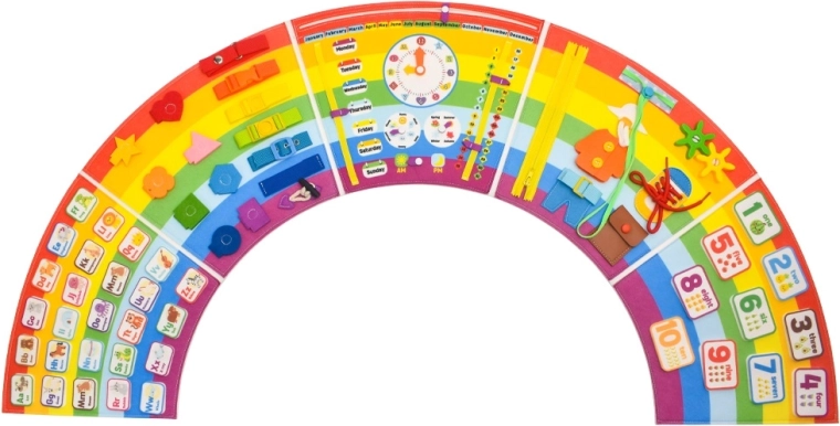 2Kids Toys morbida activity board arcobaleno - 1 pezzo