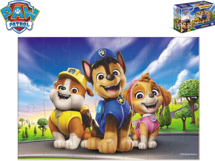Puzzle per bambini Paw Patrol in scatola da 35 pezzi
