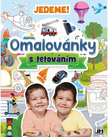 Coloring book con tatuaggi temporanei Andiamo