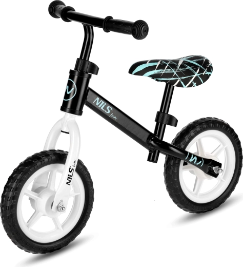 Bicicletta senza pedali per bambini NILS Fun RB134 10″ nera