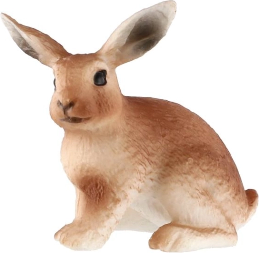 Cucciolo di lepre raffigurato fedelmente