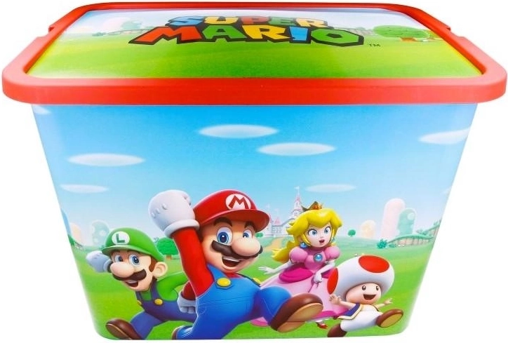 Box portaoggetti con coperchio Super Mario 23 l