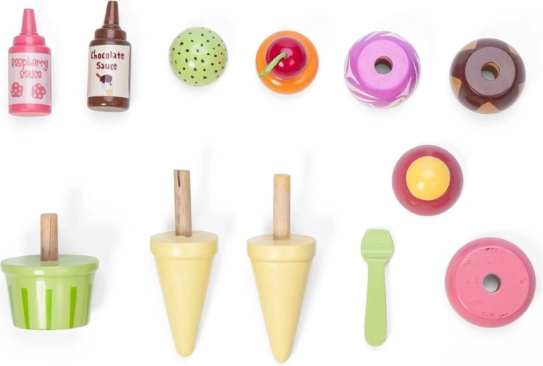 Le proprie creazioni di gelato