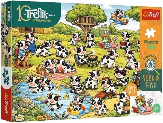 Puzzle Trefl Seek and Find Mondo delle Mucchette 100 pezzi