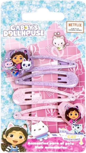 Set di fermagli per capelli La casa delle bambole di Gabby (4 pz)