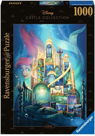 Puzzle Ravensburger Disney Castle Collection: Ariel 1000 pezzi