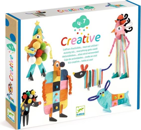 Set creativo Djeco amici e cagnolini