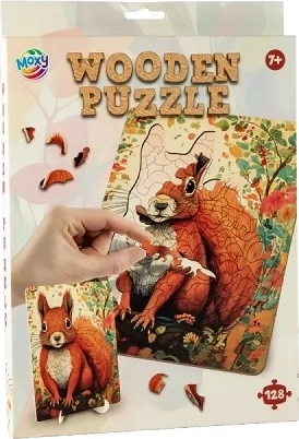 Puzzle in legno CCG scoiattolo 128 pezzi