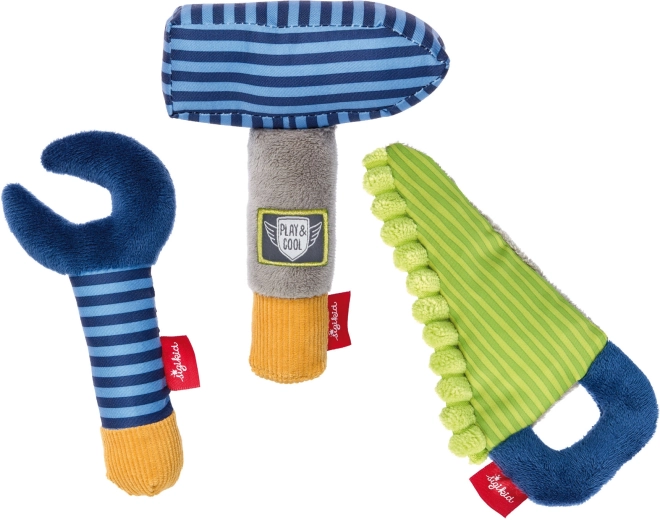 Sigikid attrezzi in peluche per neonati – set da 3 pezzi