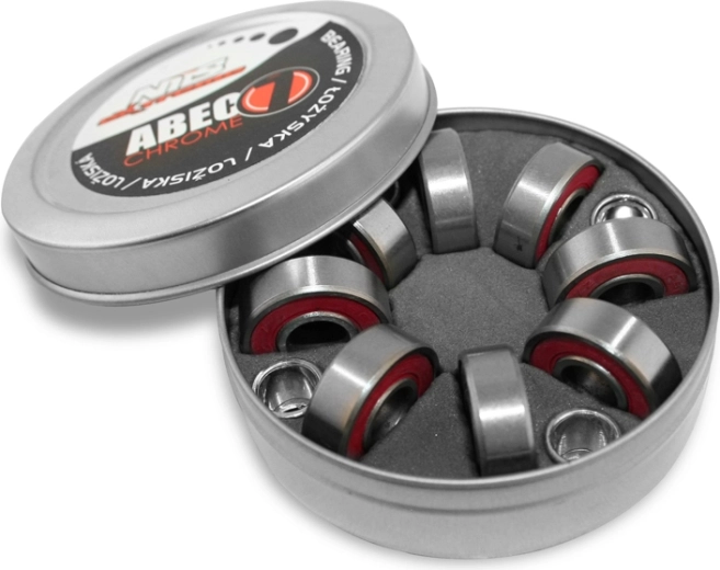 Cuscinetti ABEC 7 RS Chrome NILS Extreme (8 pz)