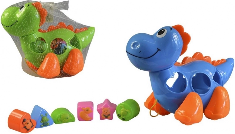 Dinosauro con blocchi 27 cm