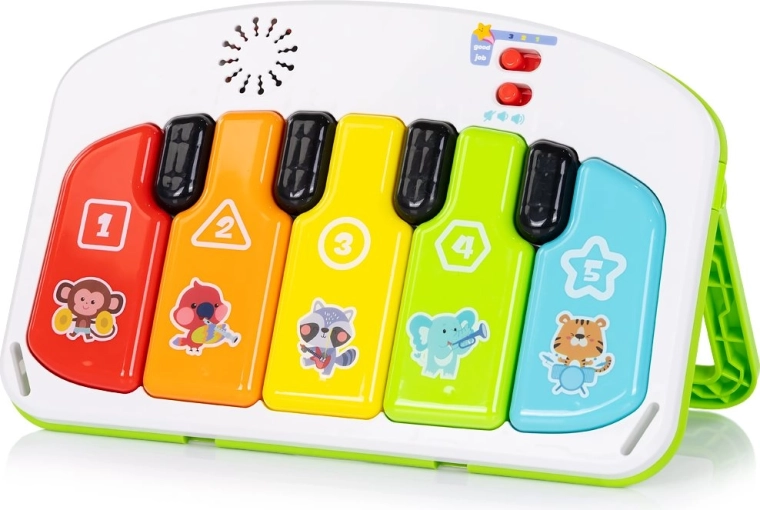 Pianoforte interattivo con luci, melodie e animaletti