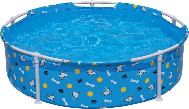 Bestway Fetchin' Fun piscina rotonda fuori terra per animali domestici 122 cm