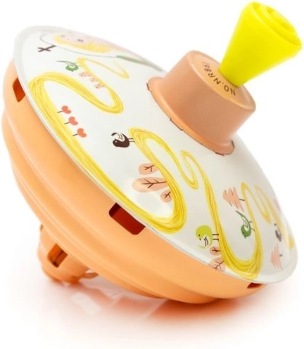 Trottola da fiaba arancione 13 cm - 1 pezzo