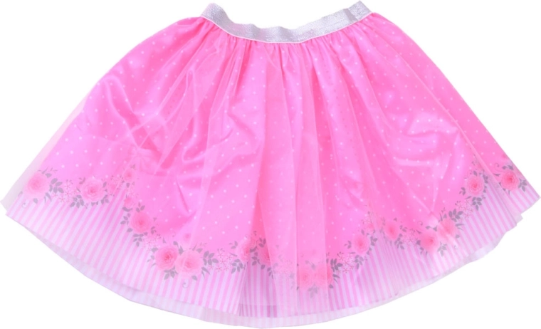 Gonna rosa in stile fiabesco
