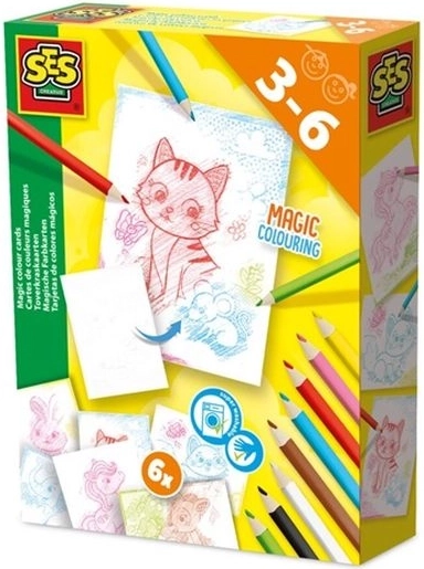 SES Creative Magic Colouring album magico da colorare con pastelli