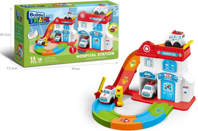 Kid Cars ospedale con veicoli di soccorso per i più piccoli