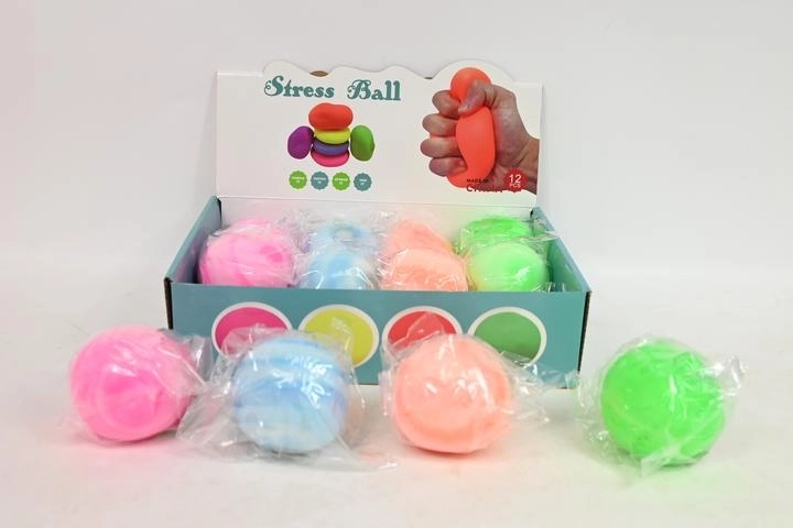 Pallina antistress Gniotek da schiacciare – mix 4 colori (12 pz in display)
