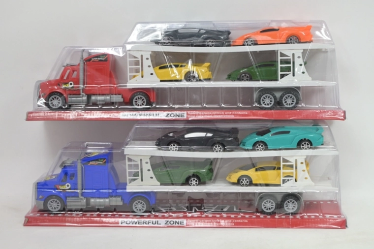 Camion bisarca con 4 macchinine