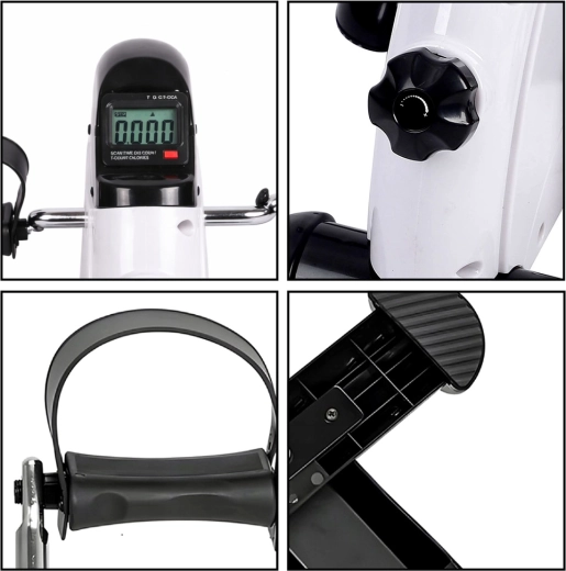 Pedali antiscivolo e base stabile