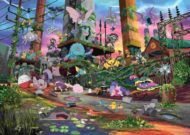 Puzzle Ravensburger Pokémon Breakout 2, 1000 pezzi