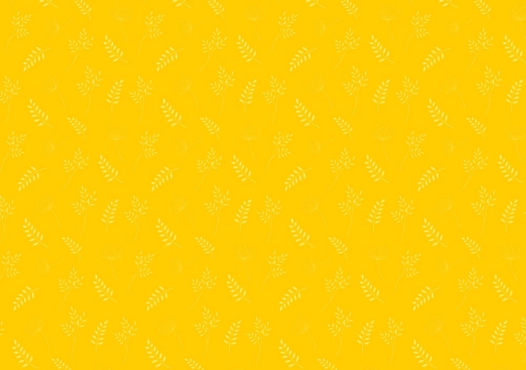Busta colorata C6 con motivo di foglie gialle