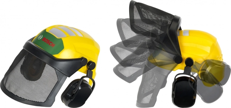 Visiera a rete ribaltabile per un gioco realistico