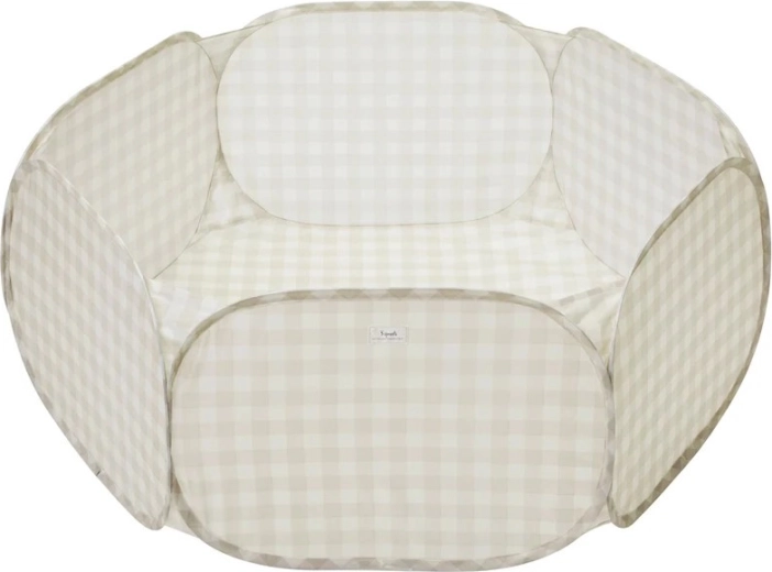 3 Sprouts piscina asciutta recycled gingham beige