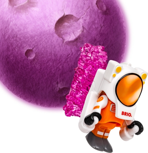 Astronauta in missione spaziale