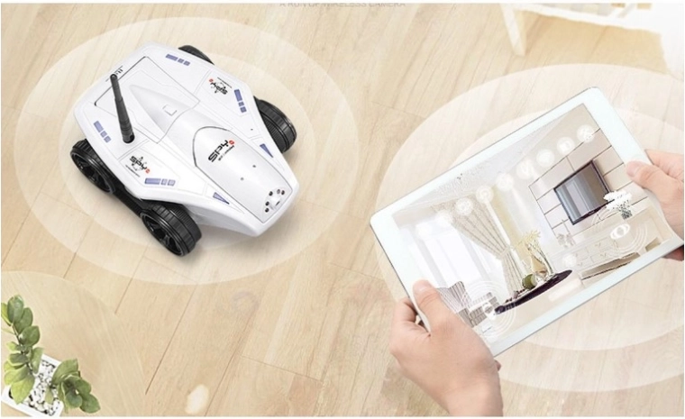 Controllo tramite app con visuale in diretta (FPV)