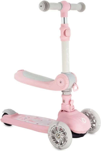 Monopattino per bambini MoMi DEBE 2 in 1 rosa