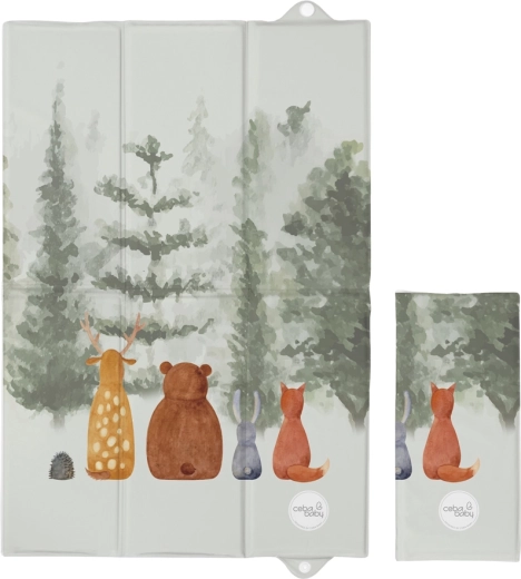 Ceba Baby fasciatoio da viaggio pieghevole basic forest companions 60 × 40 cm
