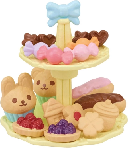 Espositore pieno di dolci prelibati