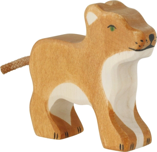 Holztiger leone piccolo in piedi - 1 pezzo