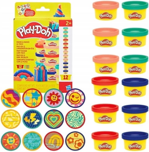 Set di plastilina Play-Doh in 12 vasetti