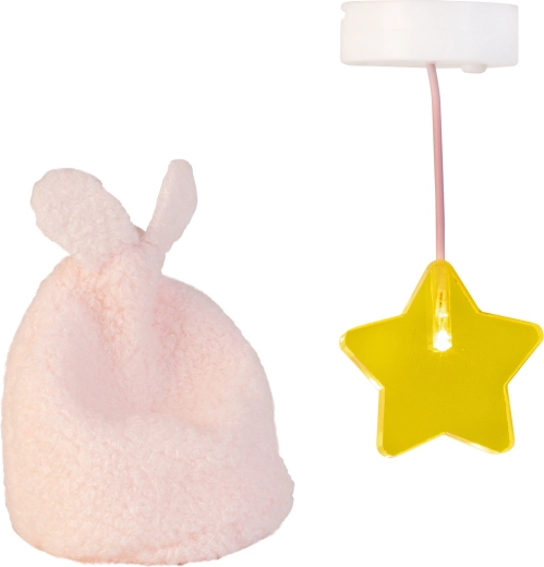 Illuminazione per casa delle bambole Lundby: lampada a stella e pouf con orecchie