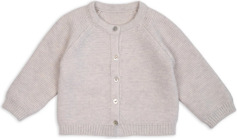 Cardigan per bambini Lodger in maglia di lana merino Birch, taglia 56