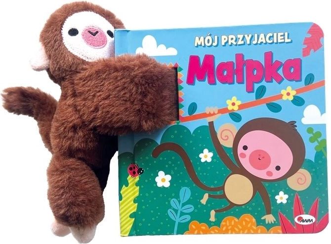 Il mio amico scimmietta – libro in cartone con mascotte di peluche