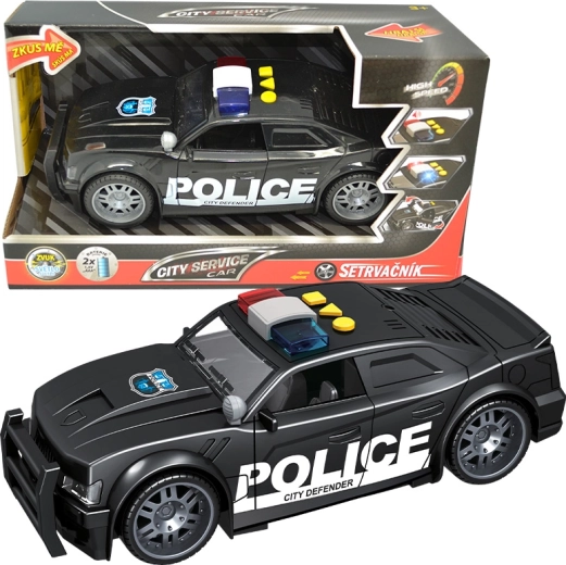 Auto della polizia City Service Car 1:14 con luci e suoni