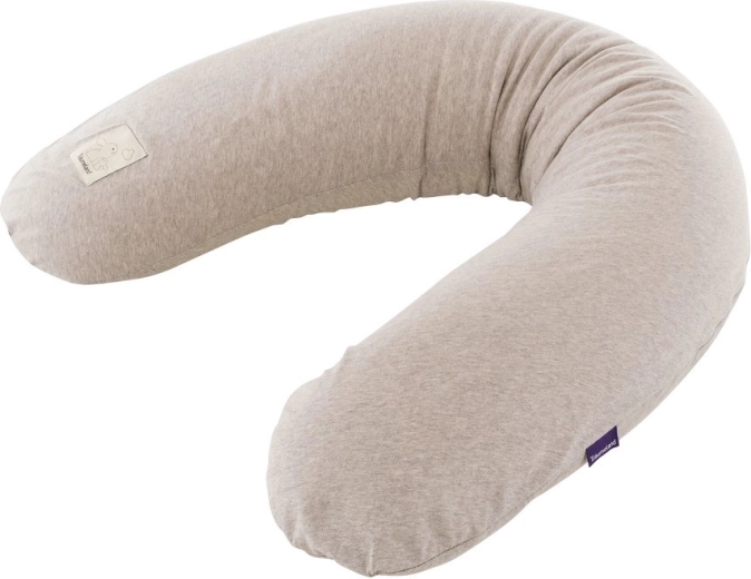 Träumeland fodera per cuscino per allattamento elastico beige melange