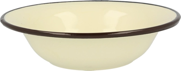 Ciotola smaltata Silesia Rybnik 2,55 l color crema