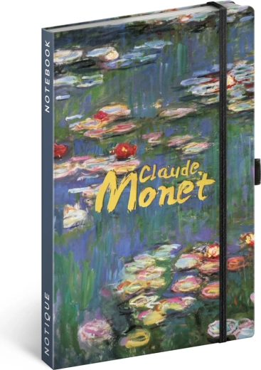 Taccuino rigato NOTIQUE Claude Monet 13 × 21 cm
